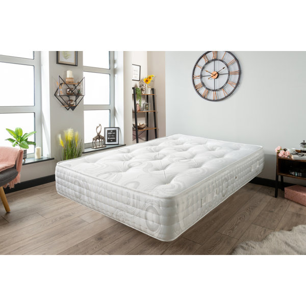 White Noise Open Coil Memory Foam Mattress Wayfair.co.uk